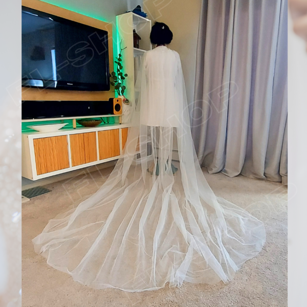 Plain Wedding Cape